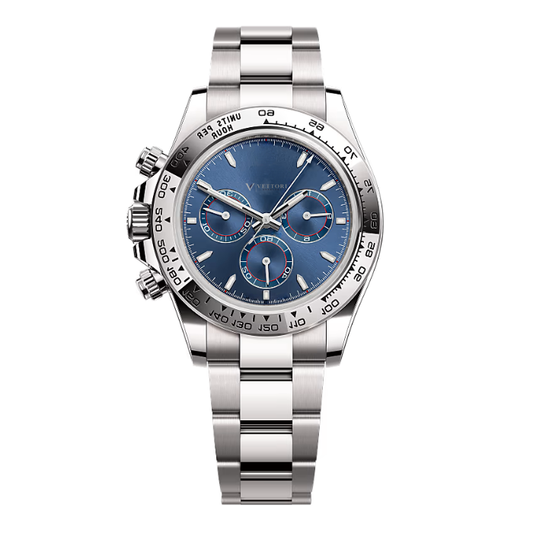 Vettori Chronograph 40mm – Blue Dial