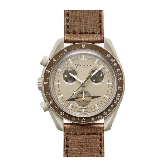 Vettori Chronograph 42mm – Beige Dial